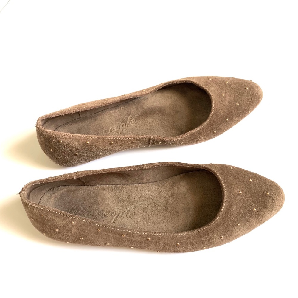 Free People Nebula Suede Studded Flat - Picture 2 of 4